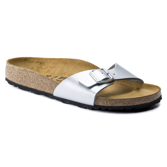 Picture of BIRKENSTOCK natikači 40413 MADRID - narrow - silver