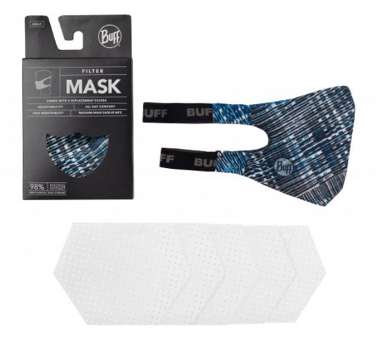 Picture of BUFF maska 126636.707.10 FILTER MASK bluebay