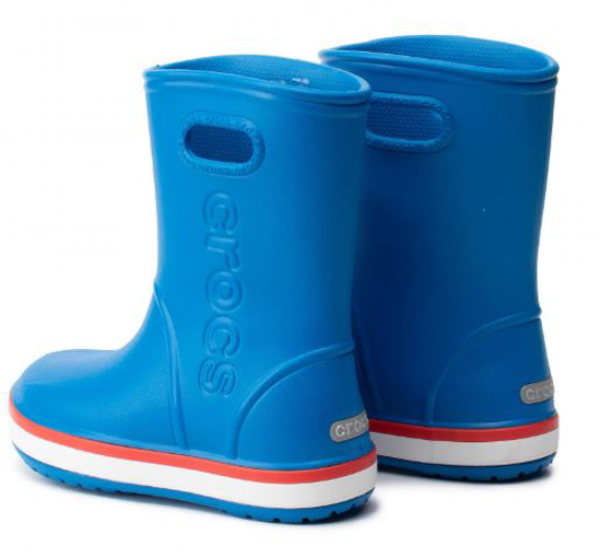 CROCS CROCBAND RAIN BOOT K 205827 Bright Cobalt/Flame