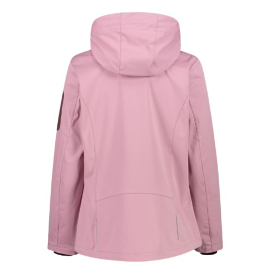 Picture of CMP ž softshell  39A5016 C602 LIGHT SOFTSHELL JACKET WITH DETACHABLE HOOD light fard