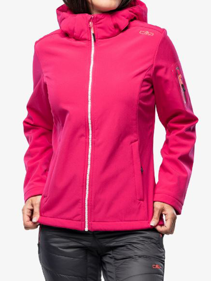 CMP ž softshell 39A5006 H814 ZIP HOOD pink