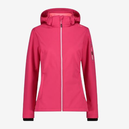 CMP ž softshell 39A5006 H814 ZIP HOOD pink