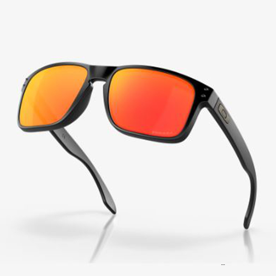 OAKLEY sončna očala 9102-E2 HOLBROOK Matte Black Prizm Ruby