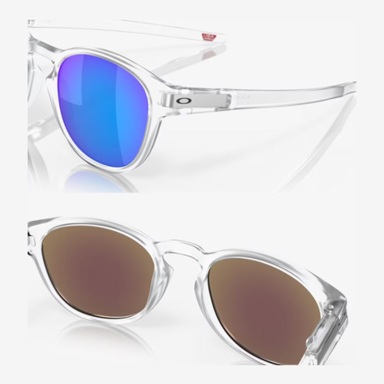 OAKLEY sončna očala 9265-65 LATCH Matte Clear Prizm Sapphire Polarized
