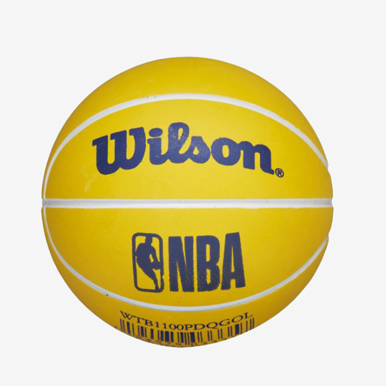WILSON žogica WTB1100PDQGOL NBA DRIBBLER GOLDEN STATE WARRIORS yellow