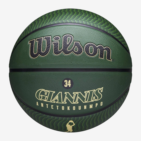 WILSON košarkarska žoga WZ4006201 NBA PLAYER GIANNIS ANTETOKOUNMPO green