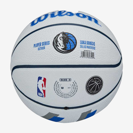 WILSON košarkarska žoga WZ4007701 NBA PLAYER ICON MINI LUKA DONČIĆ blue white