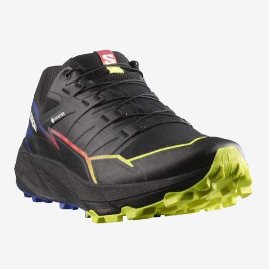 SALOMON m trail copati 475514 THUNDERCROSS GTX black/surf the web/safety yellow