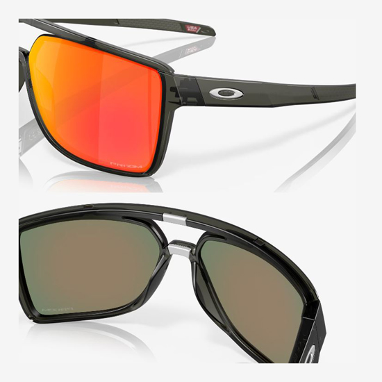 OAKLEY sončna očala 9147-05 CASTEL Matte Grey Smoke Prizm Ruby