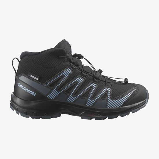 SALOMON otr pohodni copati 475738 XA PRO V8 MID CSWP black/neptune/alaskan blue