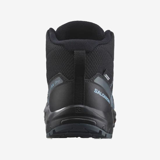 SALOMON otr pohodni copati 475738 XA PRO V8 MID CSWP black/neptune/alaskan blue