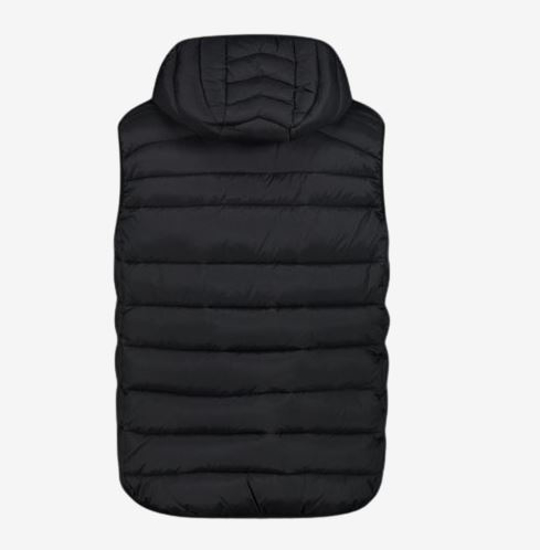 CMP m brezrokavnik 34K2777 U901 VEST SNAPS HOOD nero