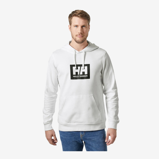 HELLY HANSEN m kapucar 53289 003 HH BOX HOODIE white