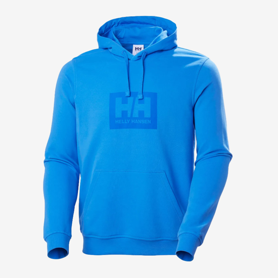 HELLY HANSEN m kapucar 53289 555 BOX HOODIE ultra blue