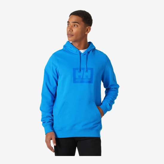 HELLY HANSEN m kapucar 53289 555 BOX HOODIE ultra blue