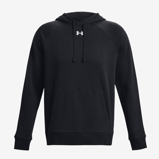 UNDER ARMOUR m kapucar 1379757-001 RIVAL FLEECE HOODIE black