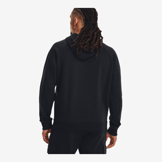 UNDER ARMOUR m kapucar 1379757-001 RIVAL FLEECE HOODIE black