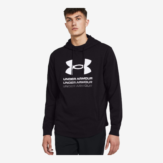 UNDER ARMOUR m kapucar 1386047-001 RIVAL TERRY black