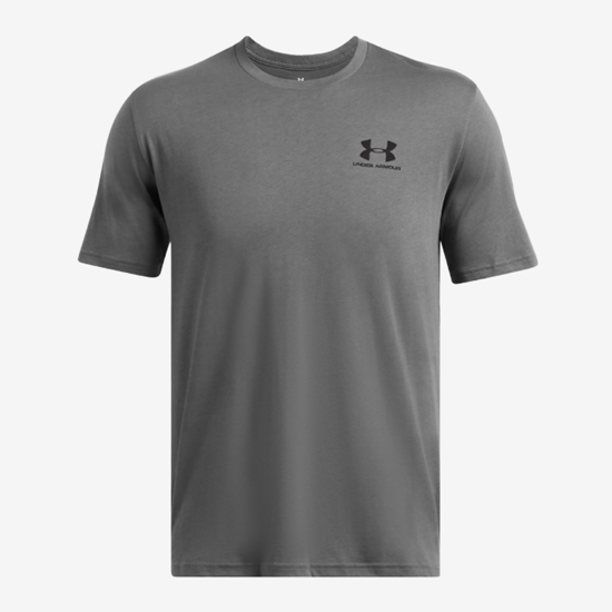 UNDER ARMOUR m majica 1326799-025 UA LEFT CHEST LOGO SHORT SLEEVE castlerock black