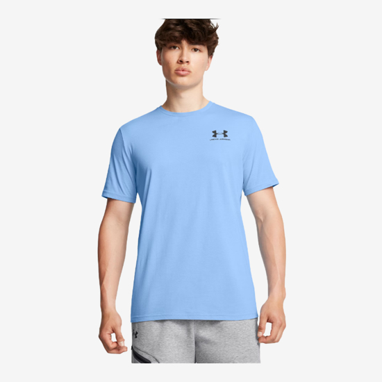 UNDER ARMOUR m majica 1326799-469 UA LEFT CHEST LOGO SHORT SLEEVE horizon blue black