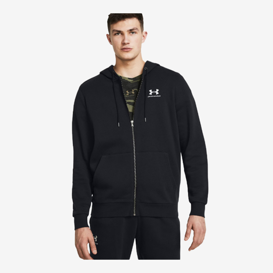 UNDER ARMOUR m jopica 1373881-001 UA ICON FLEECE FULL-ZIP HOODIE black