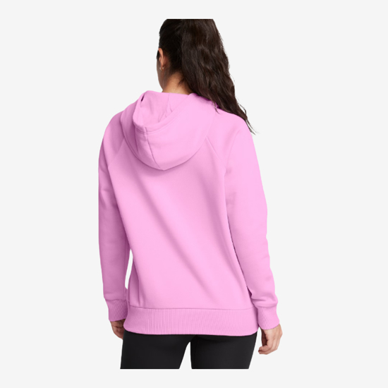 UNDER ARMOUR ž kapucar 1379501-638 RIVAL FLEECE BIG LOGO HOODIE stellar pink white