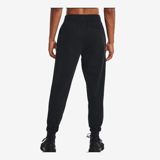 UNDER ARMOUR m hlače 1379774-001 RIVAL FLEECE JOGGERS black