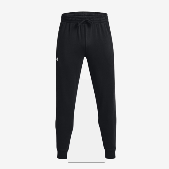 UNDER ARMOUR m hlače 1379774-001 RIVAL FLEECE JOGGERS black