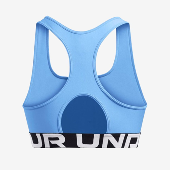 UNDER ARMOUR ž trening top 1383544-465 HEATGEAR ARMOUR MID BRANDED SPORTS BRA horizon blue white