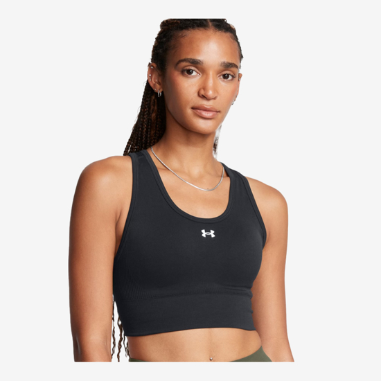 UNDER ARMOUR ž trening top 1384419-001 VANISH SEAMLESS MID SPORTS BRA black white