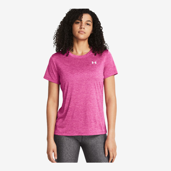 UNDER ARMOUR ž majica 1384230-652 UA TECH™ TWIST SHORT SLEEVE rebel pink pink elixir