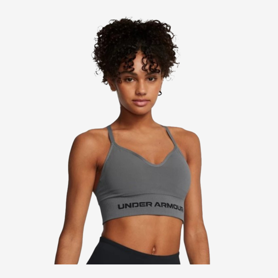 UNDER ARMOUR ž trening top 1384417-025 VANISH SEAMLESS LOW SPORTS BRA castlerock white