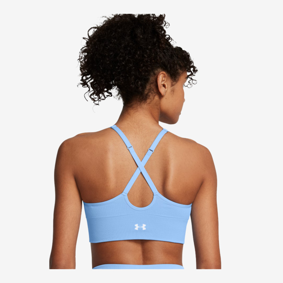 UNDER ARMOUR ž trening top 1384417-465 VANISH SEAMLESS LOW SPORTS BRA horizon blue white