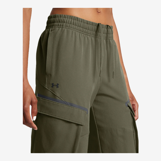 UNDER ARMOUR ž hlače 1386481-390 UNSTOPPABLE CARGO PANTS olive