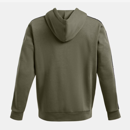 UNDER ARMOUR m kapucar 1389356-390 UA ICON FLEECE TAPING HOODIE marine OD green white