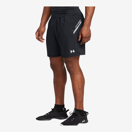 UNDER ARMOUR m hlače 1385978-002 UA TECH UTILITY SHORTS black white