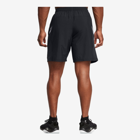 UNDER ARMOUR m hlače 1385978-002 UA TECH UTILITY SHORTS black white