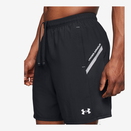 UNDER ARMOUR m hlače 1385978-002 UA TECH UTILITY SHORTS black white