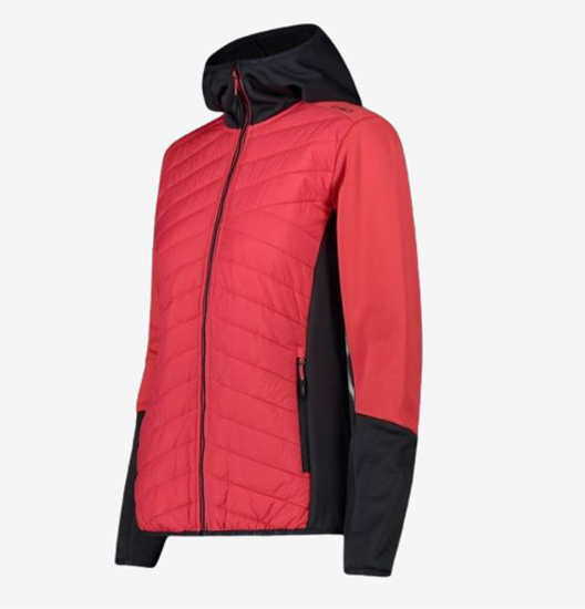 CMP ž jakna 34E2246 B812 JACKET HYBRID FIX HOOD corallo