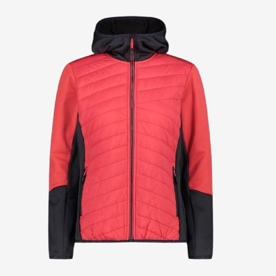 CMP ž jakna 34E2246 B812 JACKET HYBRID FIX HOOD corallo