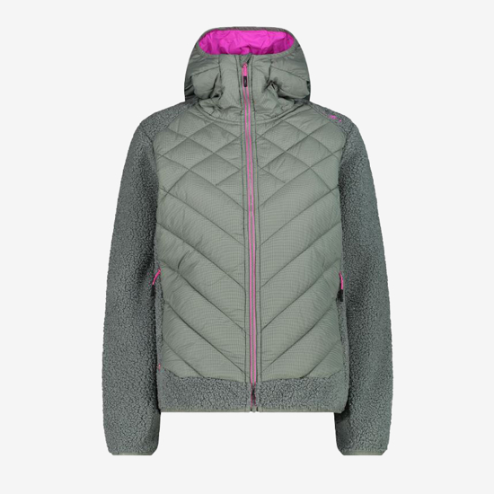 CMP ž jakna 34P2386 E621 JACKET HYBRID FIX HOOD festival