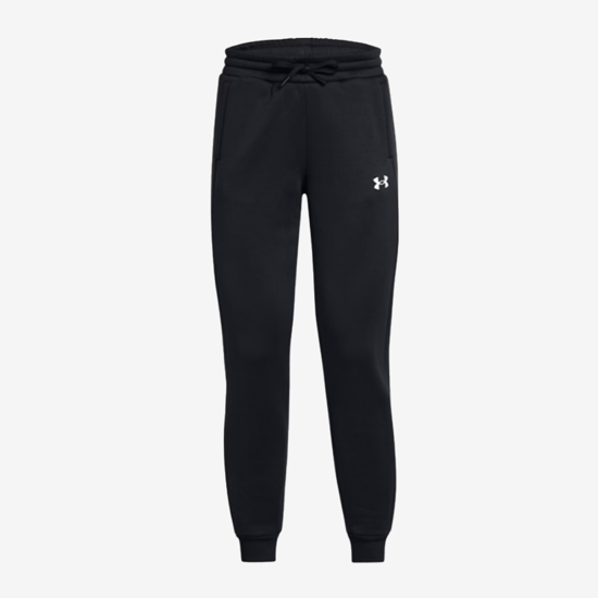 UNDER ARMOUR ž hlače 1386510-001 ARMOUR FLEECE JOGGERS black white