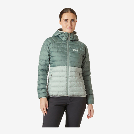 HELLY HANSEN ž jakna 63252 462 BANFF HOODED INSULATOR green mist