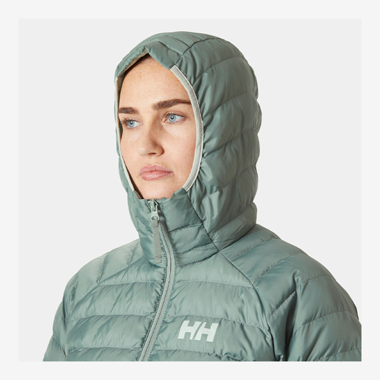 HELLY HANSEN ž jakna 63252 462 BANFF HOODED INSULATOR green mist