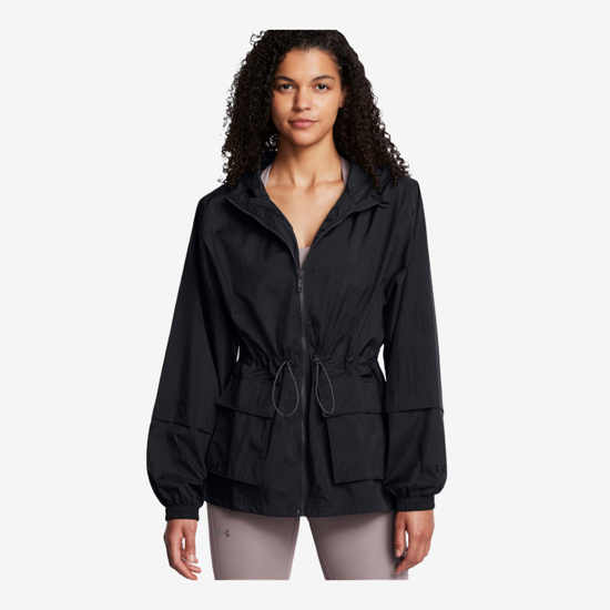 UNDER ARMOUR ž jakna 1386455-011 CRINKEL WOVEN JACKET black