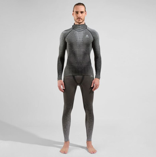 ODLO m perilo hlače 196302 15000 THE BLACKCOMB BASE LAYER BOTTOMS black grey