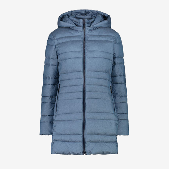 CMP ž plašč  34K3176M L630 PARKA SNAPS HOOD RIPSTOP MELANGE b.blue niagara