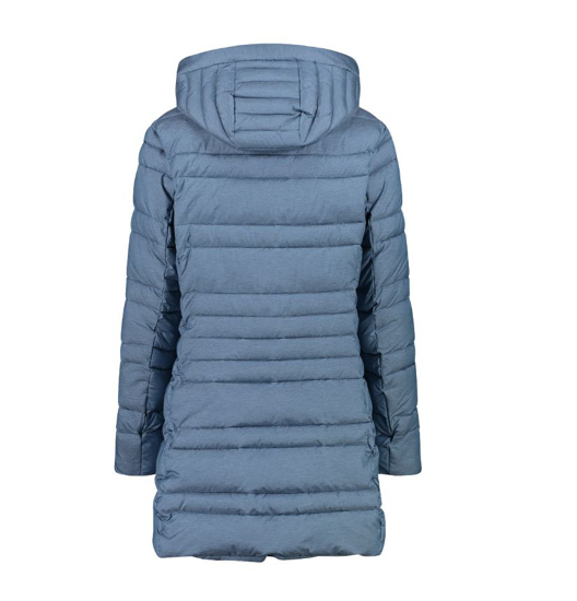 CMP ž plašč  34K3176M L630 PARKA SNAPS HOOD RIPSTOP MELANGE b.blue niagara