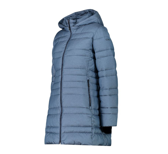 CMP ž plašč  34K3176M L630 PARKA SNAPS HOOD RIPSTOP MELANGE b.blue niagara