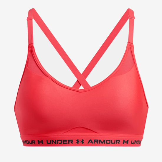 UNDER ARMOUR ž trening top 1386424-713 UA CROSSBACK LOW SPORTS BRA racer red black